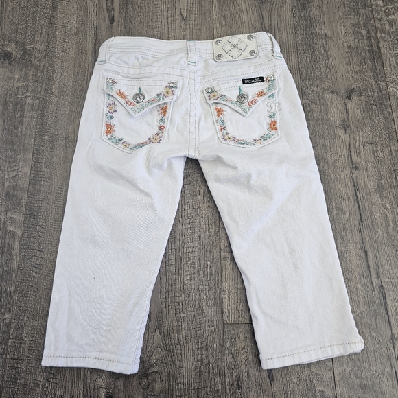 Miss Me Other - Miss me kids white capris size 12